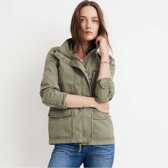 Madewell Jackets & Blazers - MADEWELL Passage Jacket Desert Olive Green Women’s Size XS